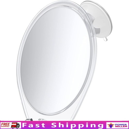 Fogless Shower Mirror Suction Razor Holder Portable Bathroom Accessory Shaving