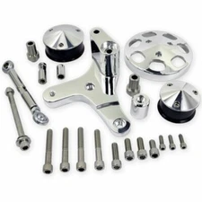 Billet Specialties FM1325PC A/C Serpentine Conversion Kit For Chevy NEW