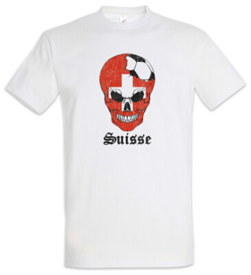 Switzerland Football Comet T-Shirt swiss Soccer Flag Banner World Championship