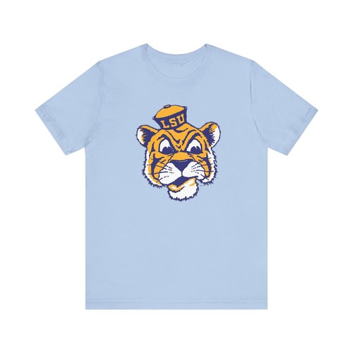 LSU Retro Logo Unisex Jersey Short Sleeve Tee - Picture 22 of 41