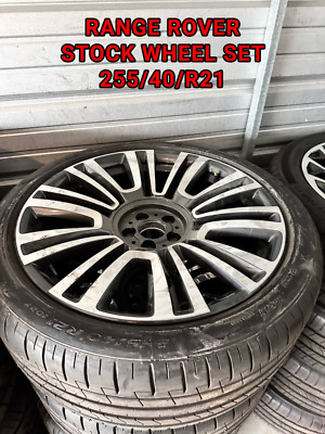 Range Rover Stock Wheel Set OEM 255/40/R21 New Takeoffs | eBay