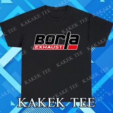 T-shirt divertente con logo Borla nuova taglia dalla S alla 5XL