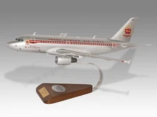 Airbus A319 Trans-Canada Airlines Desk Wood Airplane New Model Large Scale 1/100