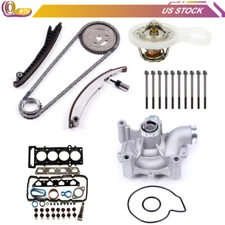 For Mini Cooper + Thermostat Head Gasket Bolts Set Timing Chain Kit Water Pump