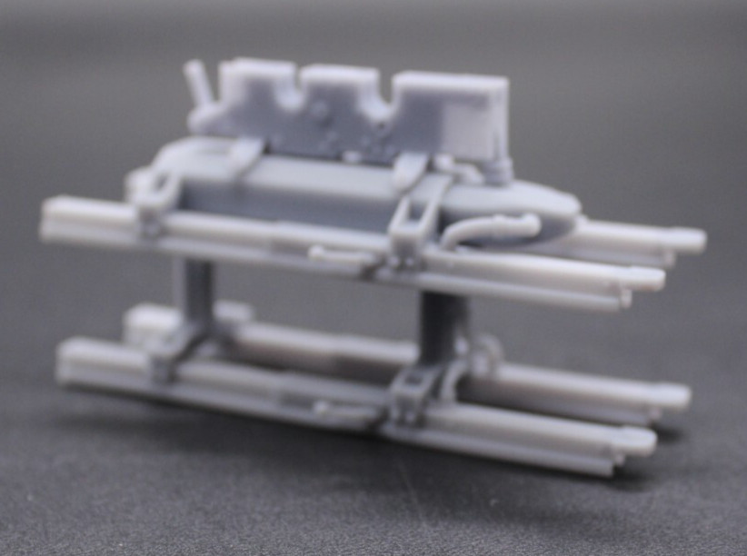 Custom AGM114 Hellfire Missile Launcher For 1:18 BBI AH-64 Apache Helicopter (1)