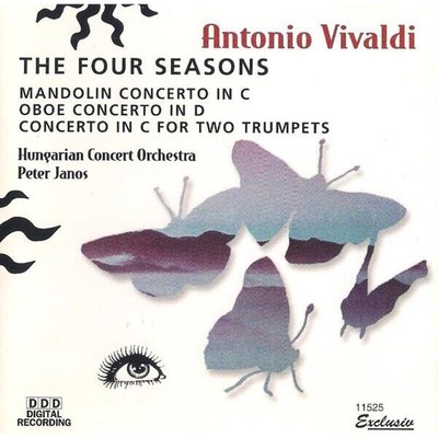 The Four Seasons by Vivaldi, Antonio - Hungarian Concert Orchestra (CD)