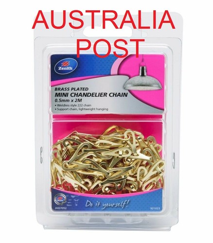 Zenith MINI CHANDELIER CHAIN Decorative Weldless 222Style GOLD 0.5mm x2M - #68 - Bild 1 von 2