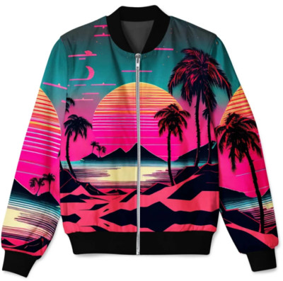 Hawaii grafik Pflanzen Farben Jacke für Männer im Freien Straße großen 5XL