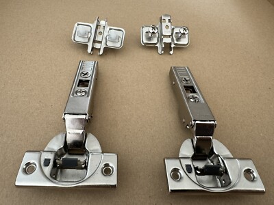 10x Blum Scharniere & Sockel & Abdeckungen Blumotion Soft Close Küchenschrank 107 Grad 