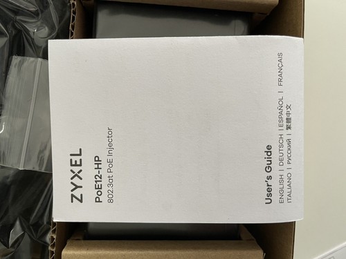 Zyxel PoE12-HP PoE+ Injektor NEU OVP 30 Watt Gigabit POE12-HP-EU0102F - Afbeelding 6 van 15