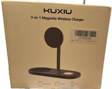 X55 Foldable 3 in 1 Charging Station for Apple Devices, 15W Fast Magnetic Wirele