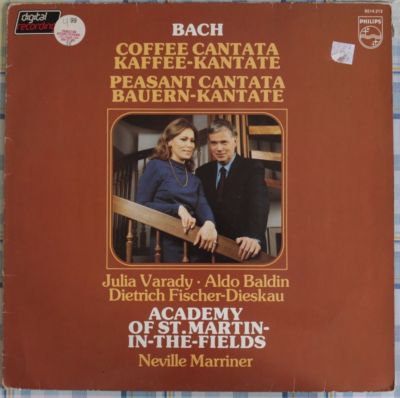 Disco 33 Giri - Bach - Kaffee Kantate - Peasant Cantata