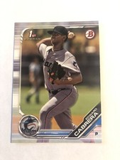 Edward Cabrera 2019 Bowman Prospects 1st Bowman #BP-114 Miami Marlins