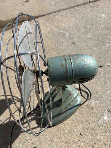 Vintage Antique McGraw Electric Co. Zero Model 1275R Metal 4 Blade Fan Works! - Picture 4 of 10