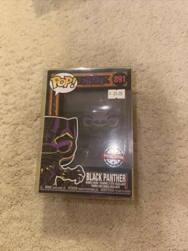 Funko Pop Marvel #891 Black Panther Special Edition