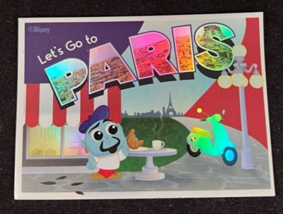 Disney Doorables - Let's Go - Trading Card - Paris