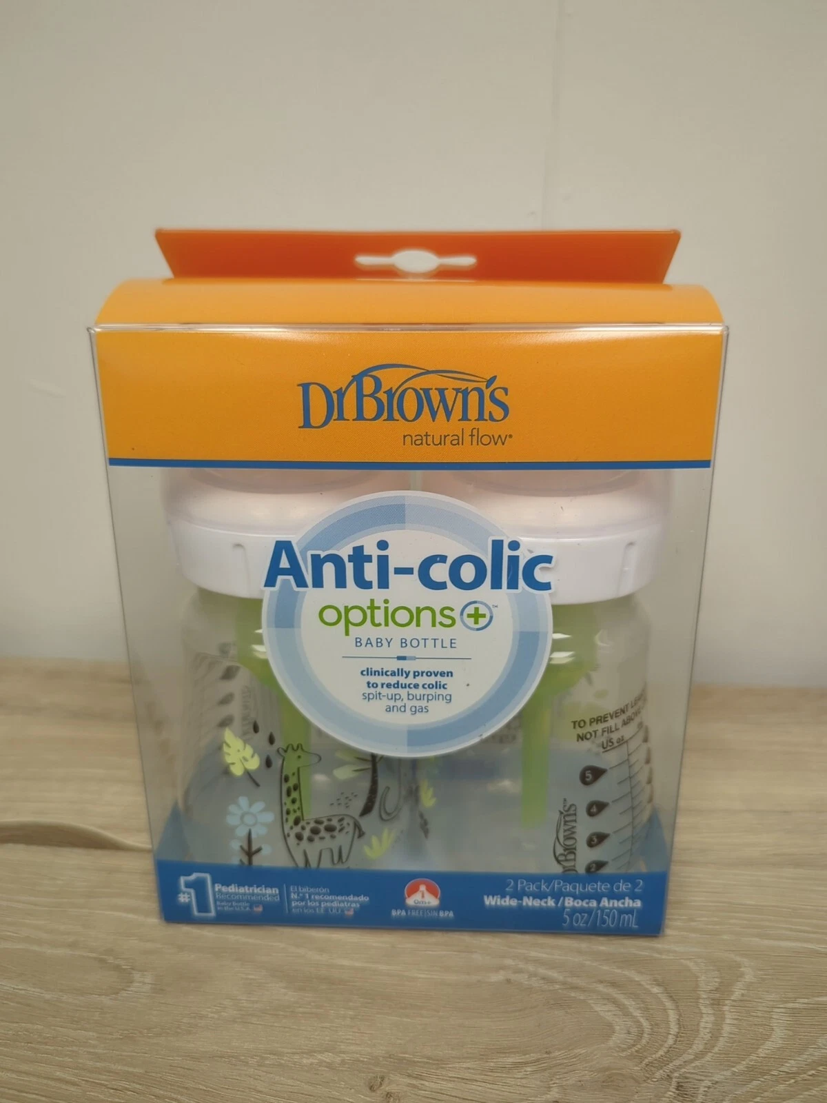 Dr Brown's Options+ Bottle Safari 150ml 2Pk