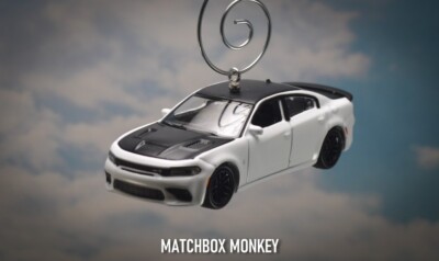 White Knuckle 2021 Dodge Charger SRT Hellcat Redeye Christmas Ornament Adorno
