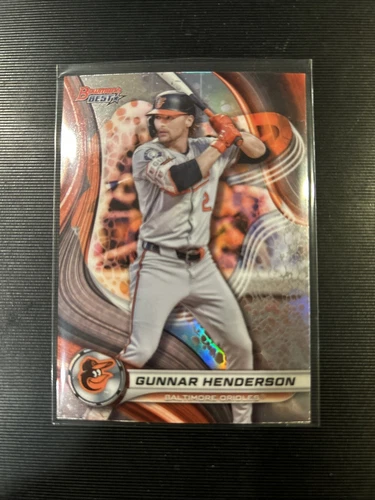 GUNNAR HENDERSON 2024 BOWMAN’S BEST REFRACTOR SP #8 FREE SHIP