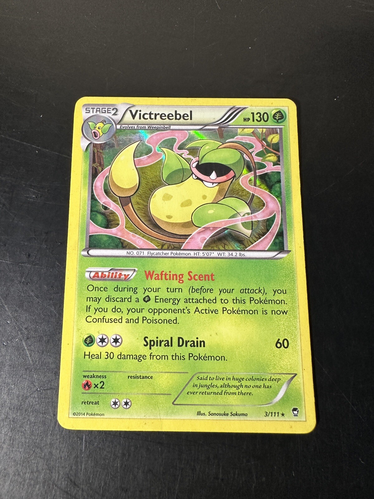 Victreebel 3/111 XY-Furious Fists Holo LP POKEMON CARD TCG