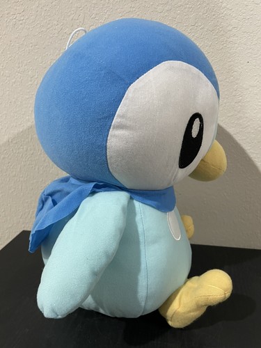 Toy Factory 2019 Pokemon Piplup Penguin Plush Sitting 14"-15” Blue - Picture 4 of 8