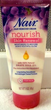 Nair Nourish Skin Renewal Hair Remover Cream for Face - 3 oz  **FAST SHIP**