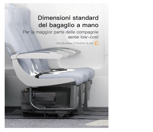 Inateck 17-20L Zaino Viaggio Aereo, Bagaglio a Mano per Ryanair 40x20x25cm Espan - Foto 2 di 10
