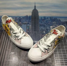 Converse x Tom & Jerry Chuck Taylor All Star Ox Low Top Mens Size 4 165732c New