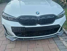 Front Bumper Tow Hook License Plate Tag Mount Bracket for BMW 3-Series 2023-2025