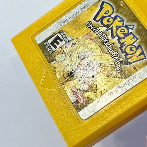 Authentic Pokemon Yellow Special Pikachu Edition (Game Boy, 1999) Cartridge Only - Picture 7 of 7