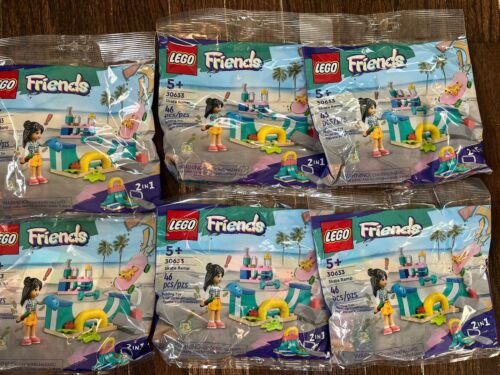 LEGO FRIENDS Skate Ramp 30633 Lot Of 6 Bags New Sealed - Picture 1 of 3