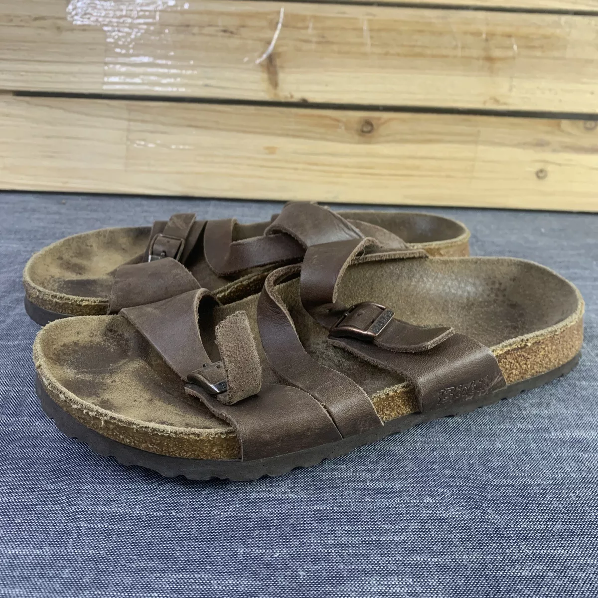 biord skulder Ciro Birki&#039;s Birkenstock Salina Womens US 6/6.5 EU 37 Strap Buckle Sandal  Shoe Brown | eBay