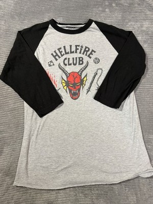 Stranger Things ''Hellfire Club'' raglan 3/4 sleeve sz M