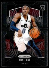 2019-20 Panini Prizm Miye Oni Rookie Utah Jazz #300