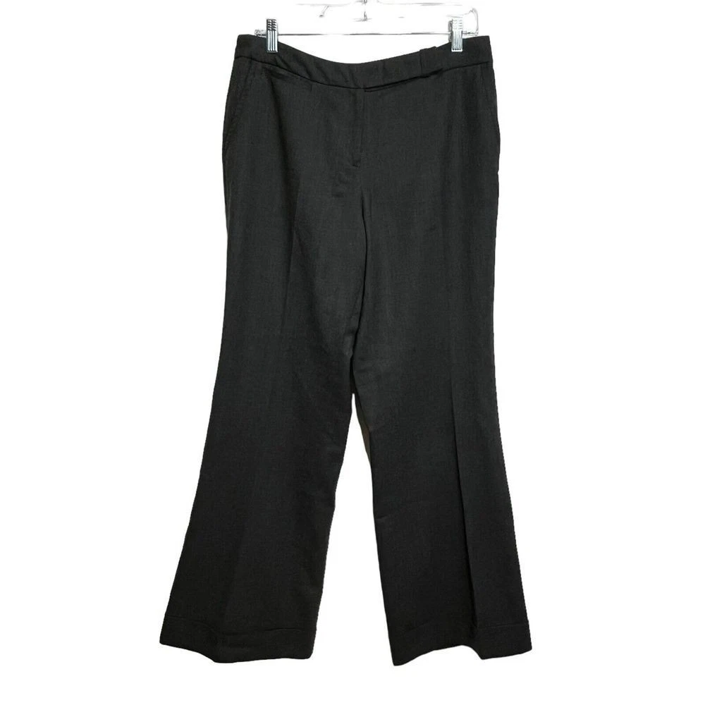 ny & co dress pants Jeans New York Company 100% Polyester Black Size 16 Bootcut day comfort built in New York and Company Brown