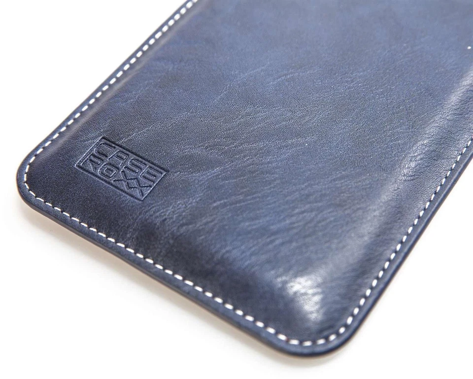 caseroxx Business-Line Caso per OnePlus One in azzurro fatto di finta pelle - Immagine 2 di 4