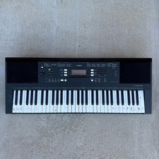 Yamaha PSR-E343 61-Key Portable Digital Keyboard Piano Tested Works no adapter