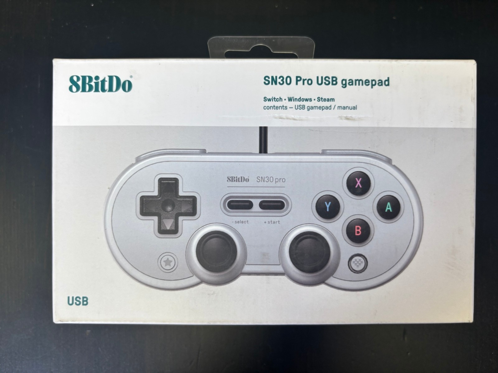 8BitDo SN30 Pro USB Grey Gamepad (For Switch) (Used)