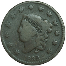1832 Liberty Head Large Cent Very Good Condition *JE
