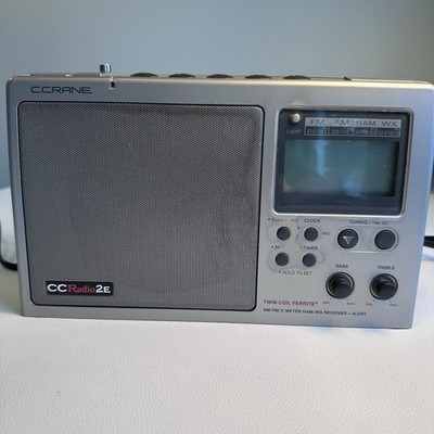 C. Crane CCRadio 2 Enhanced Portable AM FM 2-Meter HAM WX Reciever. Tested-Works
