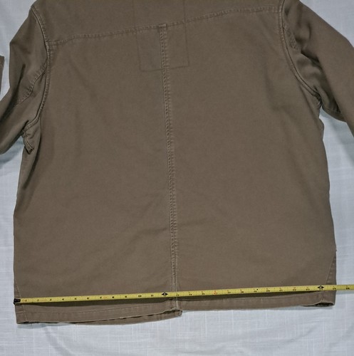 Old Navy Chore Coat Tan Jacket Mens Large Durable Cotton Casual Style - Picture 11 of 12