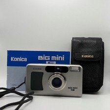Near MINT KONICA Big mini F LCD Works 35mm Point  Shoot Film Camera from JAPAN