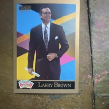 SkyBox 1990-91 Base Set #324 Larry Brown San Antonio Spurs NBA Card