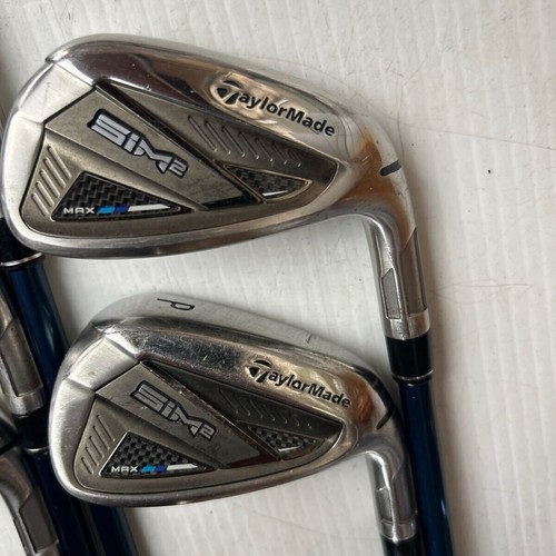 TaylorMade SIM2 MAX Iron Set 5pcs 6-Pw Flex S Stiff TENSEI TM60 - Picture 3 of 10
