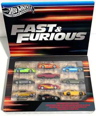 2025 Hot Wheels Silver Series Fast & Furious 10 Car Pack Box | eBay