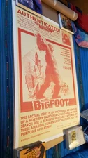 BIGFOOT, RARE 1970 MOVIE POSTER