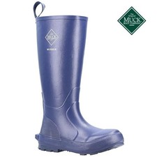 Muck Boots Mudder Tall Rubber Waterproof Navy Mens Wellington Womens Boots New