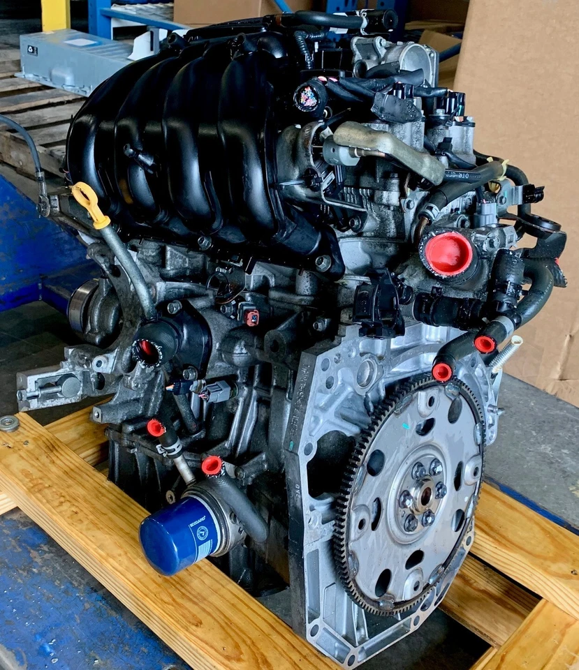 Conjunto de motor Nissan Versa 2014-2016 1.6L VIN C 4º dígito HR16DE 121k fabricante de equipamento original - Imagem 2 de 4