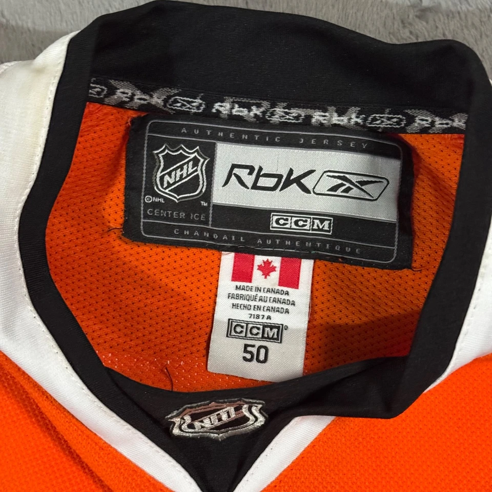 Camiseta deportiva Philadelphia Flyers Mike Richards #18 NHL hockey de colección Reebok -L 50 Foto 4 de 4