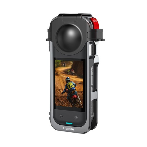 Ochronna metalowa ramka odporna na wstrząsy do kamery panoramicznej Insta360 X5 - Zdjęcie 5 z 6